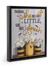 She Bee Fierce 11x14 Black Floating Framed Canvas Prints thumbnail