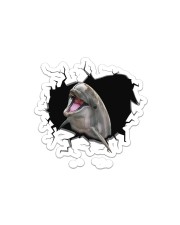 Dolphin Sticker - Single (Horizontal) front