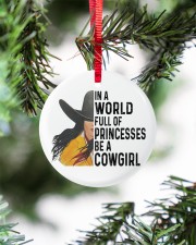 Be A Cowgirl Circle ornament - single (porcelain) aos-circle-ornament-single-porcelain-lifestyles-07