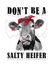 Don't Be A Salty Heifer Sticker - Single (Vertical) front
