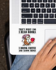 Book Coffee Sticker - Single (Vertical) aos-sticker-single-vertical-lifestyle-front-11