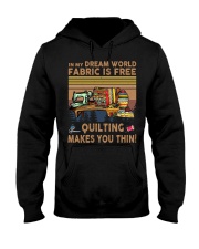 Quilting Makes You Thin Hooded Sweatshirt thumbnail