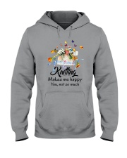 Knitting Make Me Happy Hooded Sweatshirt thumbnail