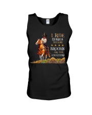 I Ride Horses Unisex Tank thumbnail