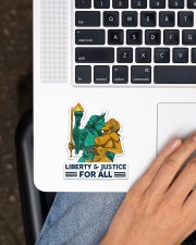 LGBT Liberty And Justice For All Sticker - Single (Vertical) aos-sticker-single-vertical-lifestyle-front-11