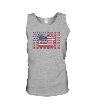 Sew Machine Us Flag Unisex Tank thumbnail