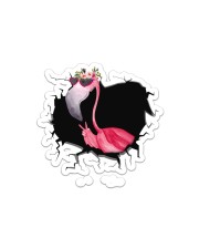 Flamingo Sticker - Single (Horizontal) front