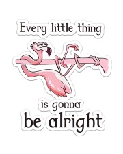 Flamingo Alright Sticker - Single (Vertical) front