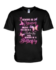Always Be A Butterfly V-Neck T-Shirt thumbnail