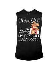 Horse Girl I'm Living My Best Life Sleeveless Tee tile