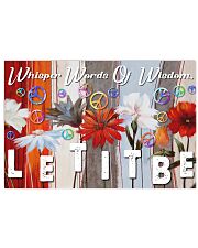 Hippie Let It Be 17x11 Poster front