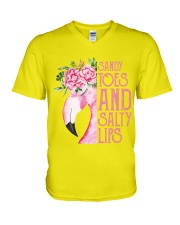 For Flamingo Lovers V-Neck T-Shirt thumbnail
