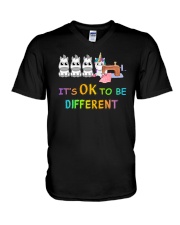 It's OK To Be Different V-Neck T-Shirt thumbnail