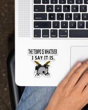 Drum The Tempo Sticker - Single (Horizontal) aos-sticker-single-horizontal-lifestyle-front-11