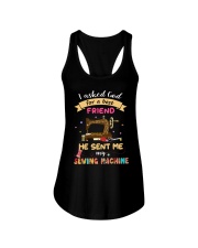 Sewing Machine Is My Friend Ladies Flowy Tank thumbnail