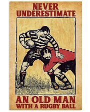 Old Man With Rugby Ball 11x17 Poster front