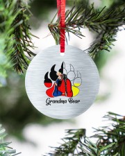 Native Grandma Bear Circle ornament - single (porcelain) aos-circle-ornament-single-porcelain-lifestyles-07