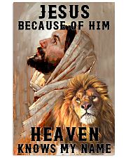 Jesus Because Of Him 11x17 Poster front