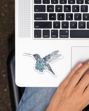 Hummingbird Sticker - Single (Horizontal) aos-sticker-single-horizontal-lifestyle-front-11