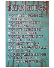 Barn Rules Poster 11x17 Poster front