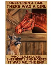 A Girl Loved Horses And Shepherds 11x17 Poster front