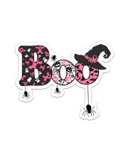 Breast Cancer Boo Sticker - Single (Horizontal) front