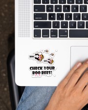 Breast Cancer Check Your Boo Bees Sticker - Single (Vertical) aos-sticker-single-vertical-lifestyle-front-11