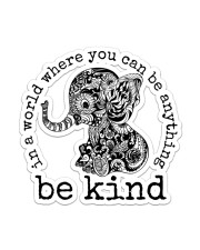 Elephant Be Kind Sticker - Single (Vertical) front