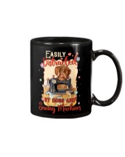 Easily Distracted By Sewing Machines And Dogs Mug thumbnail