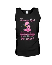 Flamingo Girl Unisex Tank thumbnail