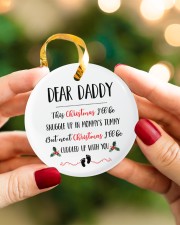Dear Daddy Circle ornament - single (porcelain) aos-circle-ornament-single-porcelain-lifestyles-08