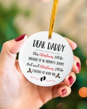 Dear Daddy Circle ornament - single (porcelain) aos-circle-ornament-single-porcelain-lifestyles-09