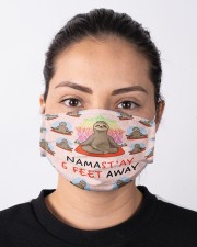 Sloth Namastay Mask Cloth face mask aos-face-mask-lifestyle-01