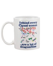 Behind Every Good Woman Have A Lot Of Dragonflies Mug back