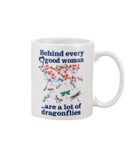 Behind Every Good Woman Have A Lot Of Dragonflies Mug front