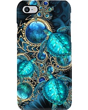 Turtle Teal Phone Case i-phone-8-case