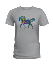 Mosaic Horse Ladies T-Shirt thumbnail