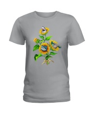 Sharks And Sunflower Ladies T-Shirt thumbnail