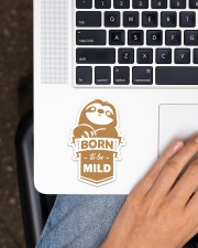 Sloth Born To Be Mild Sticker - Single (Vertical) aos-sticker-single-vertical-lifestyle-front-11