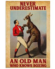 Boxing Old Man 11x17 Poster front
