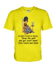 I Laugh And Laugh V-Neck T-Shirt thumbnail