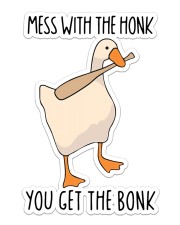 Duck Mess With The Honk Sticker - Single (Vertical) front
