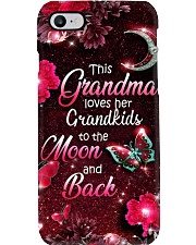 Grandma Loves Grandkids - Red PC Phone Case i-phone-8-case