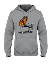 A Monarch And A Quilting Machine Hooded Sweatshirt thumbnail