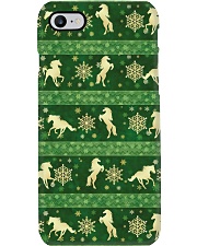 Horse Green Christmas Phone Case Phone Case i-phone-8-case