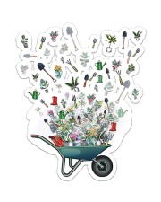Gardening Sticker Sticker - Single (Vertical) front