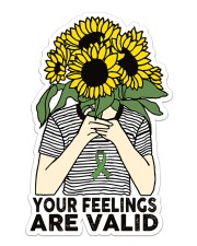 Mental Health Sticker - Single (Vertical) front