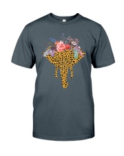 Flowers And Elephant Classic T-Shirt tile