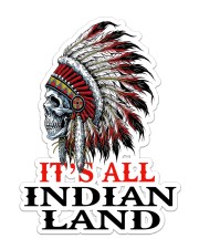Native It's All Indian Land Sticker - Single (Vertical) front