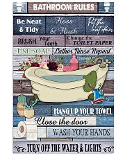 Bathroom Rules 11x17 Poster front